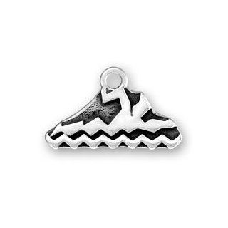 Sterling Silver Swimmer Swimming In Water Sports Charm Jewelry
