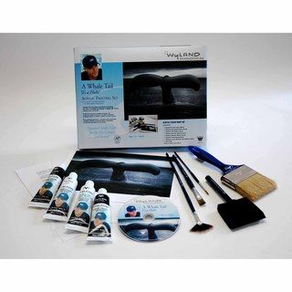Weber Wyland Great White Whale Tail Painting Kit Wyland Books & Media