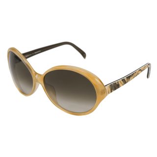 Emilio Pucci Women's EP672S Oval Sunglasses with Plastic Frame Emilio Pucci Designer Sunglasses