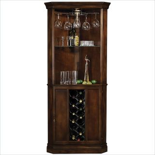 Howard Miller Piedmont Wine and Spirits Corner Home Bar Cabinet in Cherry   690000