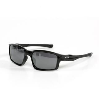 Oakley Unisex Chain Link Sunglasses in Polished Black with Black Iridium Lenses Oakley Sport Sunglasses