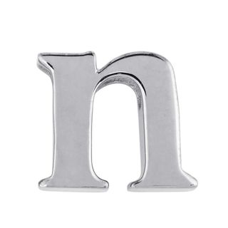 Sterling Silver Lower case Initial Charm Silver Charms