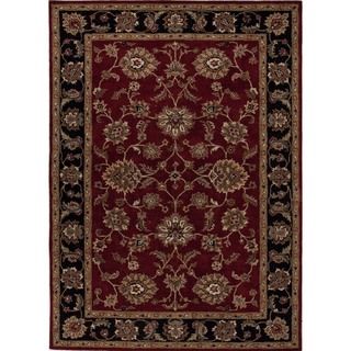 Hand Tufted Traditional Oriental Red Wool Area Rug (12' x 15') JRCPL Oversized Rugs