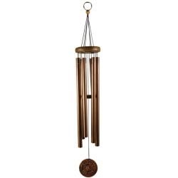 Boston Red Sox Copper Windchime Baseball