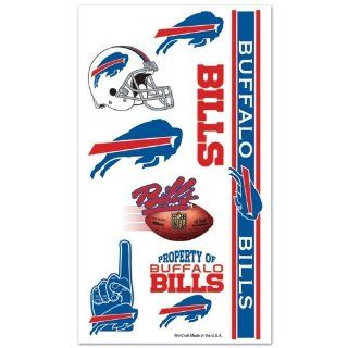 NFL Buffalo Bills Multi Pack Temporary Tattoos  Sports Related Merchandise  Sports & Outdoors
