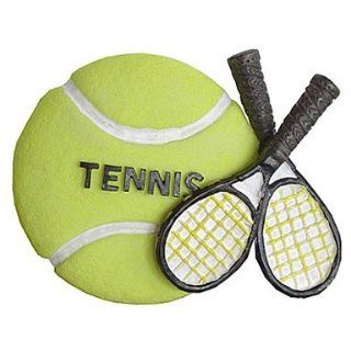 Decorative Tennis Ball & Racquet Magnet  Sports Related Magnets  Sports & Outdoors
