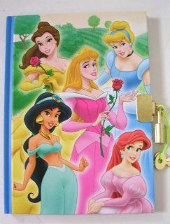 Disney Princess Diary W/ Lock  Cinderella Jasmine Toys & Games