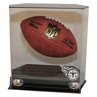 Tennessee Titans Floating Football Display Case  Sports Related Display Cases  Sports & Outdoors