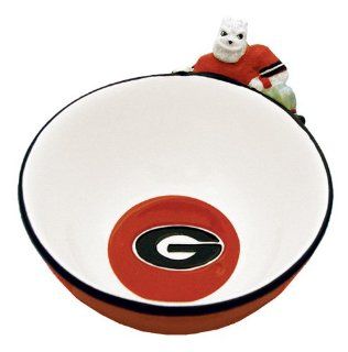 Georgia Bulldogs Mascot Cereal Bowl  Sports Related Collectibles  Sports & Outdoors