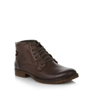FFP Chocolate leather ankle boots