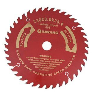 Red 230mm Diameter 40T Wood Cutting Saw Blade Wheel for Woodworking   Circular Saw Blades  