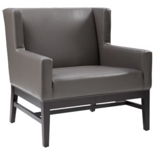 Sunpan Modern Domaine Chair SNPN1269 Color Leather Grey