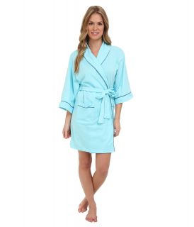 BOTTOMS O.U.T GAL Knitted Jersey Kimono Robe Womens Pajama (Blue)