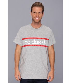 adidas Originals Heritage Logo Tee Mens T Shirt (Gray)