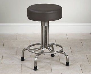 CLINTON STAINLESS STEEL STOOLS Same as SS 2142 w/rubber feet Item# SS 2149 Health & Personal Care