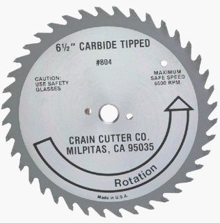 Crain Cutter 804 6 1/2 Inch 40 Tooth Wood Saw Blade with 5/8 Inch Arbor for 810 SuperSaw   Handsaw Blades  