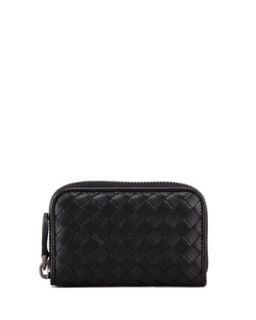 Mini Zip Around Wallet   Bottega Veneta   Black