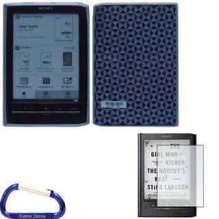 Gizmo Dorks Rubberized TPU Case (Clear) and Screen Protector with Carabiner Key Chain for the Sony Reader Touch Edition PRS 650  Players & Accessories