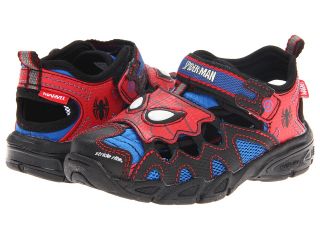 Stride Rite Spider Man Lighted Sandal Boys Shoes (Red)