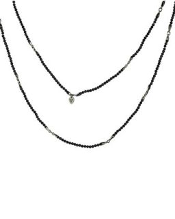 Bead & Silver Thorn Spacer Mens Chain   Stephen Webster   Silver