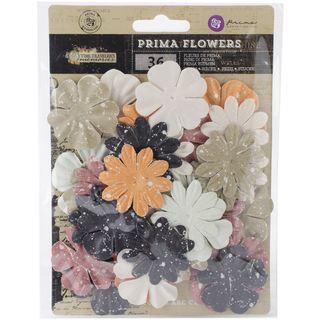 Time Traveler Flowers paper Time Flies 1.5in To 2in, 36/pkg