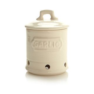 Ceramic garlic storage jar