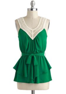 Tangled Up in Green Top  Mod Retro Vintage Short Sleeve Shirts