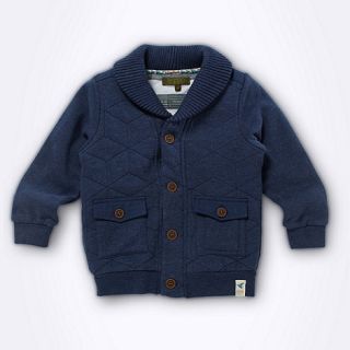 Baker by Ted Baker Boys navy quilted jersey jacket
