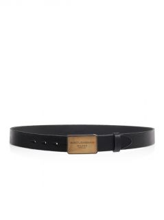 Plaque buckle leather belt  Dolce & Gabbana