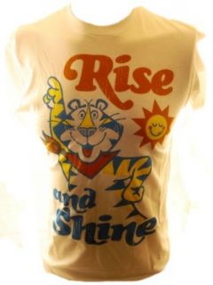 Frosted Flakes Mens T Shirt   Tony the Tiger Says its Time to Rise and Shine Clothing