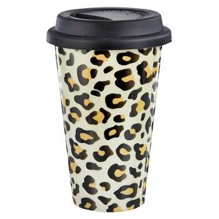 Creative Tops Natural leopard travel mug