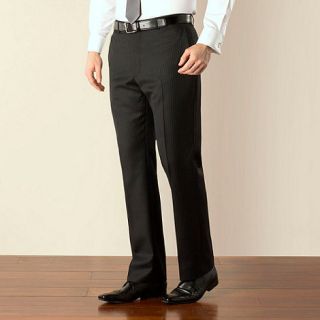 Racing Green Black stripe regular fit suit trouser