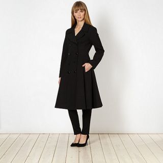 Jonathan Saunders/EDITION Designer black fit and flare coat