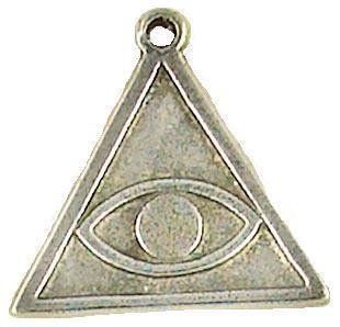 The All Seeing Eye Talisman Amulet Pewter Pendant Jewelry