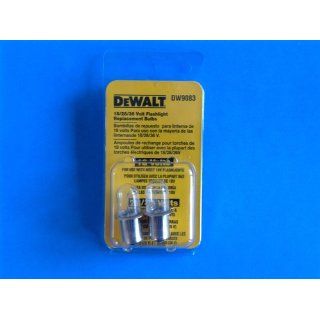 DEWALT DW9083 18 Volt Flashlight Replacement Bulb, 2 Bulbs   Halogen Bulbs  