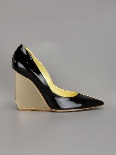 Pollini Plexi Wedge Pump