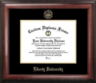 Liberty University Gold Embossed Diploma Frame  Sports Fan Diploma Frames  Sports & Outdoors