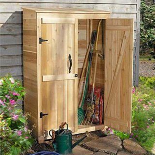 Outdoor Living Today Western Red Cedar Garden Chalet Storage Shed with 2 Shelves  Storage Sheds  Patio, Lawn & Garden