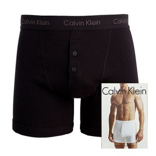 Calvin Klein Underwear Black button boxer shorts