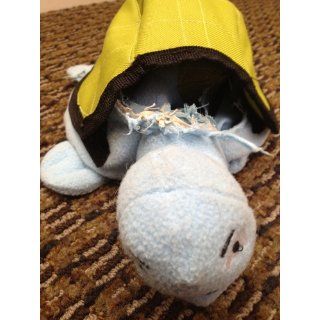 Kyjen Puzzle Plush Dog Toys, Tough Turtle  Pet Squeak Toys 