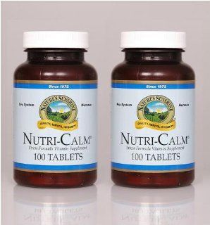 Naturessunshine Nutri Calm Supports Nervous System 100 Tablets (Pack of 2) Health & Personal Care