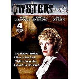 Mystery Classics (The Shadow Strikes/A Shot In The Dark/Slightly Honorable/Shadows on the Stairs) Rod LaRocque, Frieda Inescort, Pat O'Brien Movies & TV