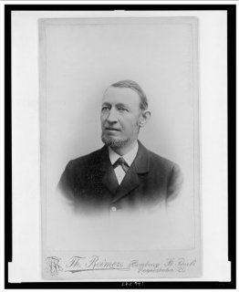 Historic Print (L) [Carl Hagenbeck, head and shoulders portrait, facing slightly left] / Th. Reimers, Hambu  