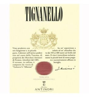 Antinori Tignanello 2009 Wine