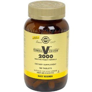 Solgar 	 Formula VM 2000? 180T Health & Personal Care