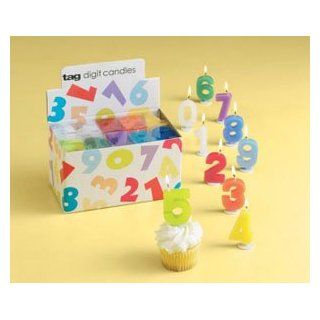 Over Sized Digit Party Candles (2"x 1.5") Numbers Sold Separately *see individual listings for specific number availability*   Birthday Candles