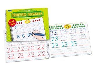 Print A Number Practice Book Toys & Games
