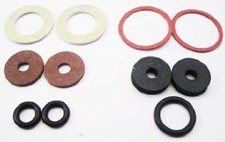 11 Pcs Pack Plumbing Bathroom Taps Gaskets & Washers Set, Fibre and Rubber   Faucet Washers  