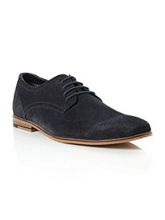 Linea Bromley plain casual lace up shoes Navy