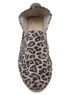 Prism Leopard Espadrille Flat   Beckley